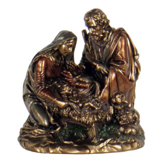 Nativity Miniature Bronzed Statue