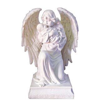 Guardian Angel with Infant Statue