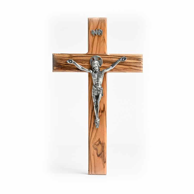 Olive Wood 9 1/2 " Crucifix from Bethlehem